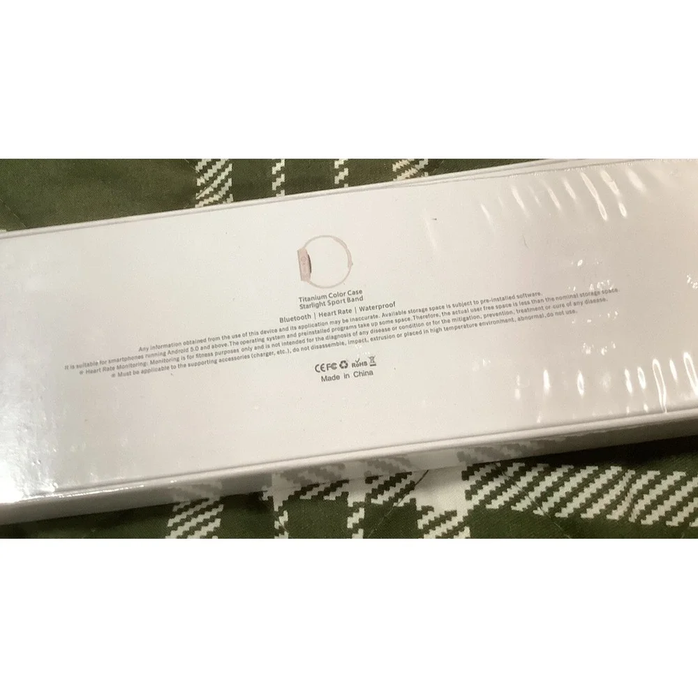 Smart Watch Titanium Case Sport Band